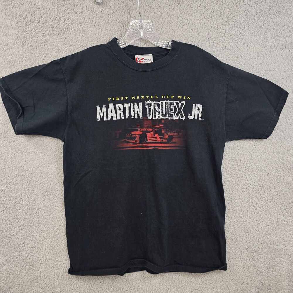 Chase Authentics Men's Black T-Shirt Martin Truex Jr Nextel Cup Win